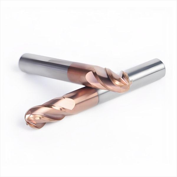 HRC60 Ballnose Endmill 4 Blade 4 Flute Ball End Milling Cutter