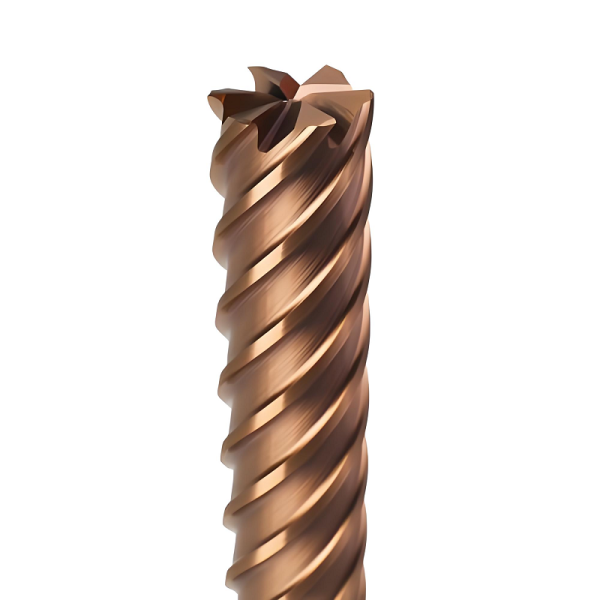 HRC60 6 Flute Carbide End Mill High Feed 4F 6F 8F Milling Cutters - Image 3