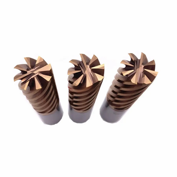 HRC60 8 Flute Carbide End Mill High Feed 8F Milling Cutters - Image 4