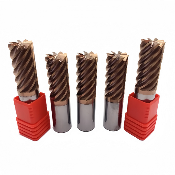 HRC60 8 Flute Carbide End Mill High Feed 8F Milling Cutters - Image 3