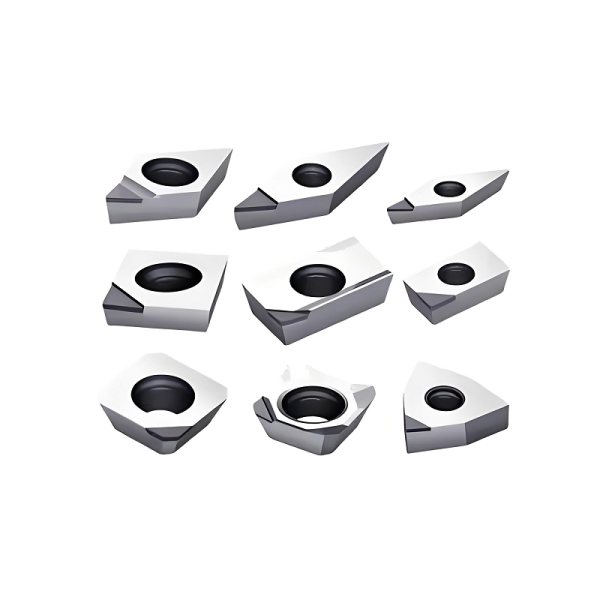 PCD Inserts For Turning Aluminum A6061 ADC12 With MND10 Material VBGW/VBGT High And Stable Performance