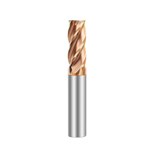 Inches size High Feed CNC End Mill HRC55 3 Flute Flat Milling Cutter For Aluminum - Image 2
