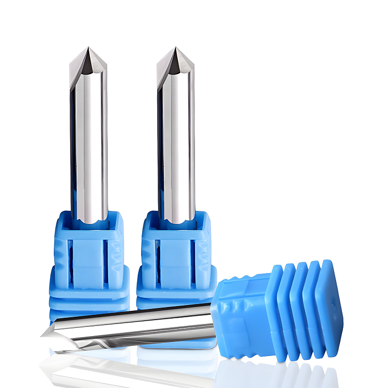 D3-D12 HRC66 3F Aluminium End Mill Chamfer Carbide Milling Cutter 60 90 120 Degree CNC Inner Corner Radius for Steel/aluminum - Image 5