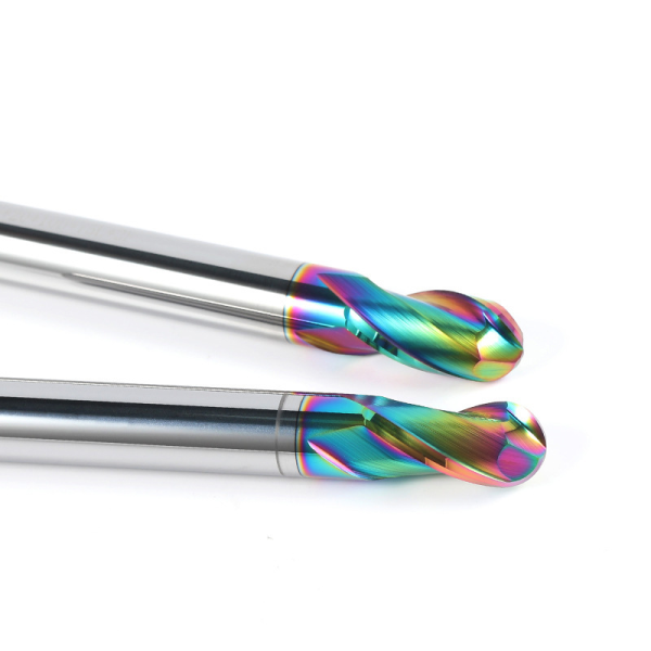 Long Life Ball Nose End Mill DLC Coating 2 Flutes Ball end Milling Cutter Cnc Cutting Tools - Image 2