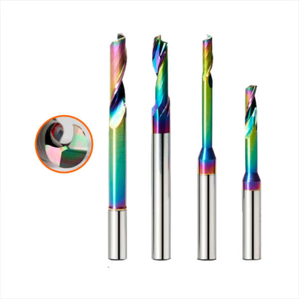 Single Flute Bits Aluminum Milling Cutter CNC Carbide Endmill Bits DLC Coating Single Flute End Mill For Cutting Aluminum - Image 8