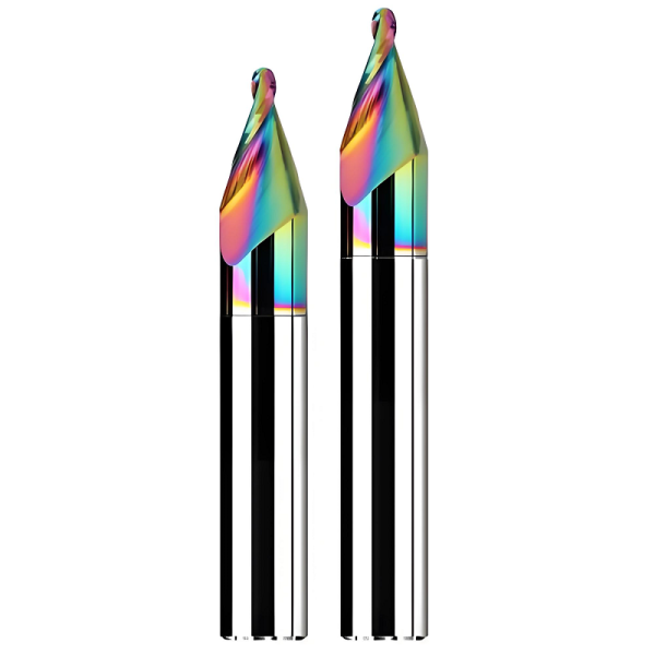 Hrc60 DLC Coated Aluminum Milling Cutter Solid Carbide Square End Mills Set For CNC Cutting Tool - Image 5