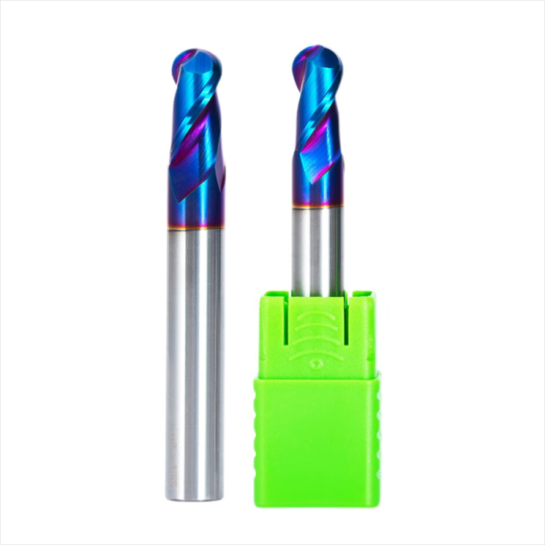 Long-Life Solid Carbide Endmill With 2 Flute ball nose Milling Cutter for Mould Steel Carbide Machine Tool