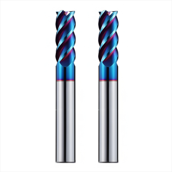 High-Performance 4-Flute Milling Cutter Carbide End Mills for Hard Materials Factory Price ODM OEM Mold working China
