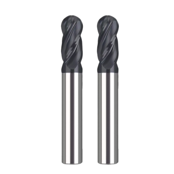 High Hardness High Performance Special End Mill 4 Flutes Ball Nose Cutter Milling Cutter For Titanium superalloy