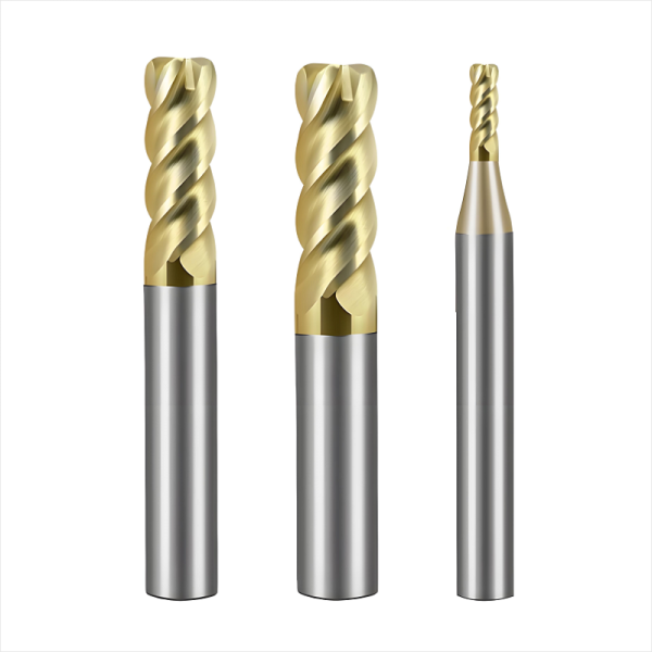 High performance unequal flutes varialble helix Titanium alloy Hrc65 Hrc70 square 3/8 1/2 4 Flute Carbide Flat End Mill 1/2" 1/4 Inch endmill - Image 4